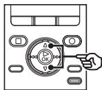 OLYMPUS DM-901 - Déplacement/Copie des fichiers [Action/copie] - 1