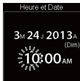 OLYMPUS DM-901 - Appuyez sur la touche  ou  pour modifier le nombre. - 2