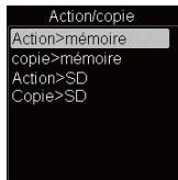 OLYMPUS DM-901 - Déplacement/Copie des fichiers [Action/copie] - 2