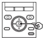 OLYMPUS DM-901 - Appuyez sur la touche OK. - 1