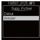 OLYMPUS DM-901 - Suppression de fichiers - 6