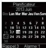 OLYMPUS DM-901 - Quand [Planificateur] est selectionné : - 2