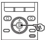 OLYMPUS DM-901 - Appuyez sur la touche OK pour lancer la lecture. - 1