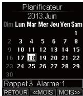 OLYMPUS DM-901 - Fonctionnement de l'écran de planification - 4