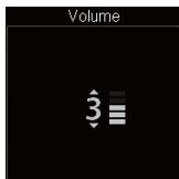 OLYMPUS DM-901 - Quand [Volume] est selectionné : - 1