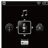 OLYMPUS DM-901 - Appuyez sur la touche  ou  pour selectionner [Adaptateur AC]. - 3