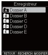 OLYMPUS DM-901 - Utilisation de la fonction Recherche par calendrier pour trouver un fichier - 2