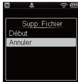 OLYMPUS DM-901 - Suppression d'un méo vocal - 6