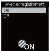 OLYMPUS DM-901 - Quand [Avec enregistrement] est seLECTIONné : - 1