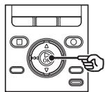 OLYMPUS DM-901 - Appuyez sur la touche OK pendant la lecture. - 1