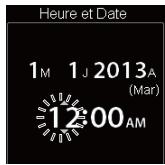 OLYMPUS DM-901 - Appuyez sur la touche▶ l ou l+ pour sélectionner le paramètre souhaité. - 2