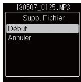 OLYMPUS DM-901 - Suppression de fichiers - 8