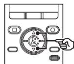 OLYMPUS DM-901 - Appuyez sur la touche  ou  pour selectionner [Adaptateur AC]. - 1