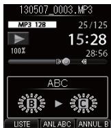 OLYMPUS DM-901 - Lecture ABC repétée - 2