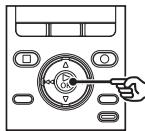 OLYMPUS DM-901 - Appuyez sur la touche OK. - 1