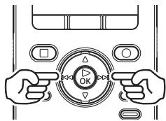 OLYMPUS DM-901 - Passage au début du fichier - 1