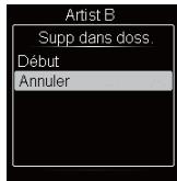 OLYMPUS DM-901 - Suppression d'un dossier - 2