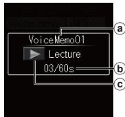OLYMPUS DM-901 - Lecture d'un méo vocal enregistré - 8