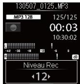 OLYMPUS DM-901 - Réglage du niveau d'enregistrement - 2
