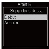 OLYMPUS DM-901 - Suppression d'un dossier - 4