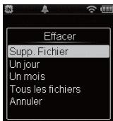 OLYMPUS DM-901 - Suppression d'un méo vocal - 4