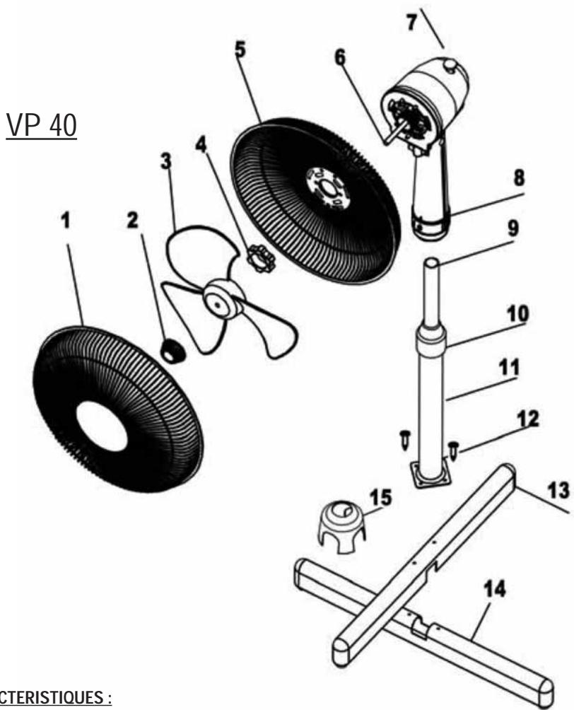 ALPATEC VT 40Cc - DESCRIPTION DE L'APPAREIL VP 40 - 1