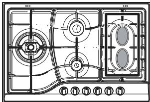 HOTPOINT-ARISTON PH 750 TIX/HA - Quelques conseils pratiques pour比较好 utiliser les brûleurs centraux "Demi-Poissonnière" - 3