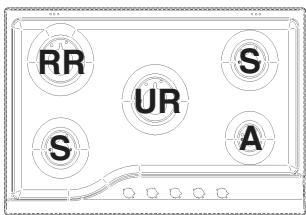 HOTPOINT-ARISTON PH 750 TIX/HA - \section*{Caracteristiques des brûleurs et des injecteurs} - 4