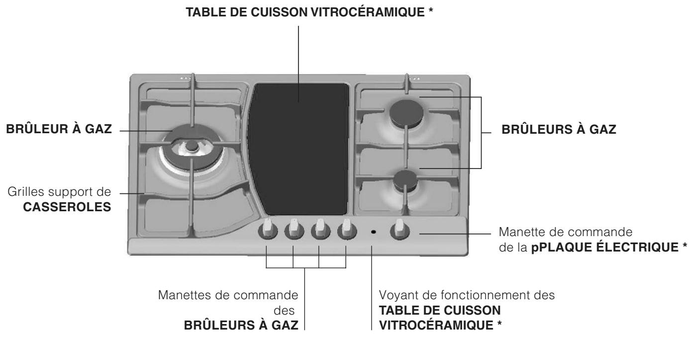 HOTPOINT-ARISTON PH 750 TIX/HA - \section*{Caracteristiques des brûleurs et des injecteurs} - 9