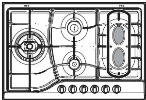 HOTPOINT-ARISTON PH 750 TIX/HA - Quelques conseils pratiques pour比较好 utiliser les brûleurs centraux "Demi-Poissonnière" - 2