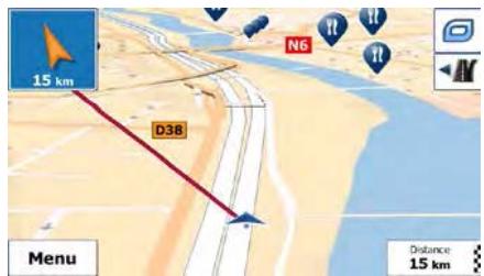 MAPPY ITI E518 CAV EUR - Navigation en mode hors route - 1