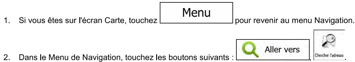 MAPPY ITI E518 CAV EUR - Sélection d'une intersection comme destination - 1