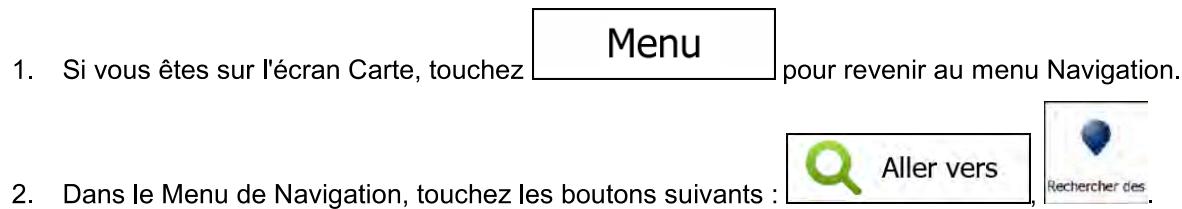 MAPPY ITI E518 CAV EUR - Rechercher un lieu par son nom - 1