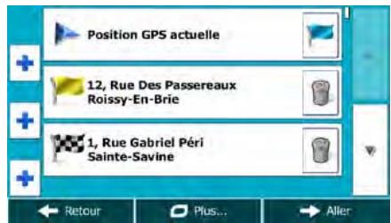 MAPPY ITI E518 CAV EUR - Determiner un nouveau point de départ de l'itinéraire - 1
