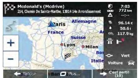 MAPPY ITI E518 CAV EUR - Sélectionner une des destinations les plus probables (Historique intelligent) - 5