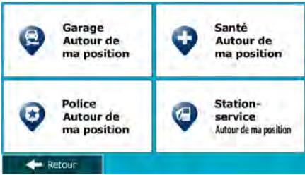 MAPPY ITI E518 CAV EUR - Sélectionner une assistance à proximate depuis l'option « Afficher ma position » - 2