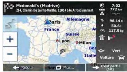 MAPPY ITI E518 CAV EUR - Sélectionner une destination récente à partir de l'histoire - 6
