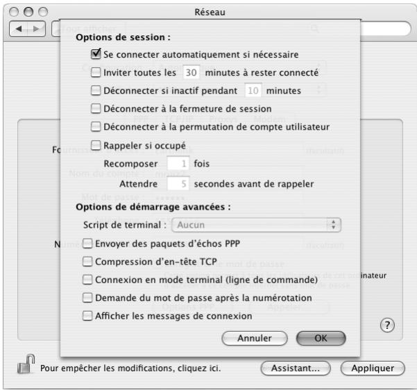 APPLE iMac G5 MADG3F/A - Pour configurer une connexion ppPoE : - 2