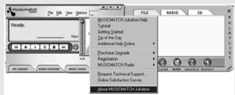 THOMSON TM9255-F - Logiciel de gestion sociale - MusicMatch™ Jukebox - 1