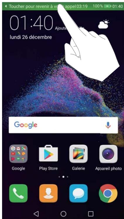 HUAWEI P8LITE2017DSBR4297547 - Options dispensibles pendant un appel - 2