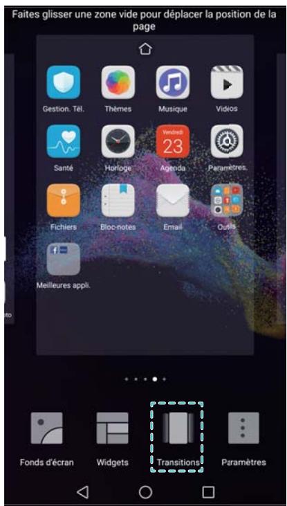 HUAWEI P8LITE2017DSBR4297547 - Configurer les effets de transition de l'écran d'accueil - 2