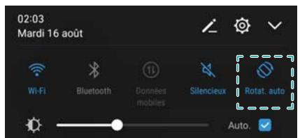 HUAWEI P8LITE2017DSBR4297547 - Configuration des paramètres de rotation de l'écran - 1