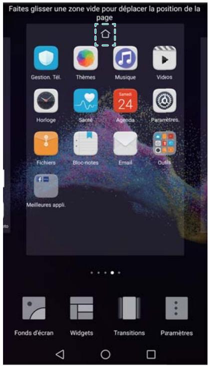 HUAWEI P8LITE2017DSBR4297547 - Définir l'écran d'accueil par défaut - 1