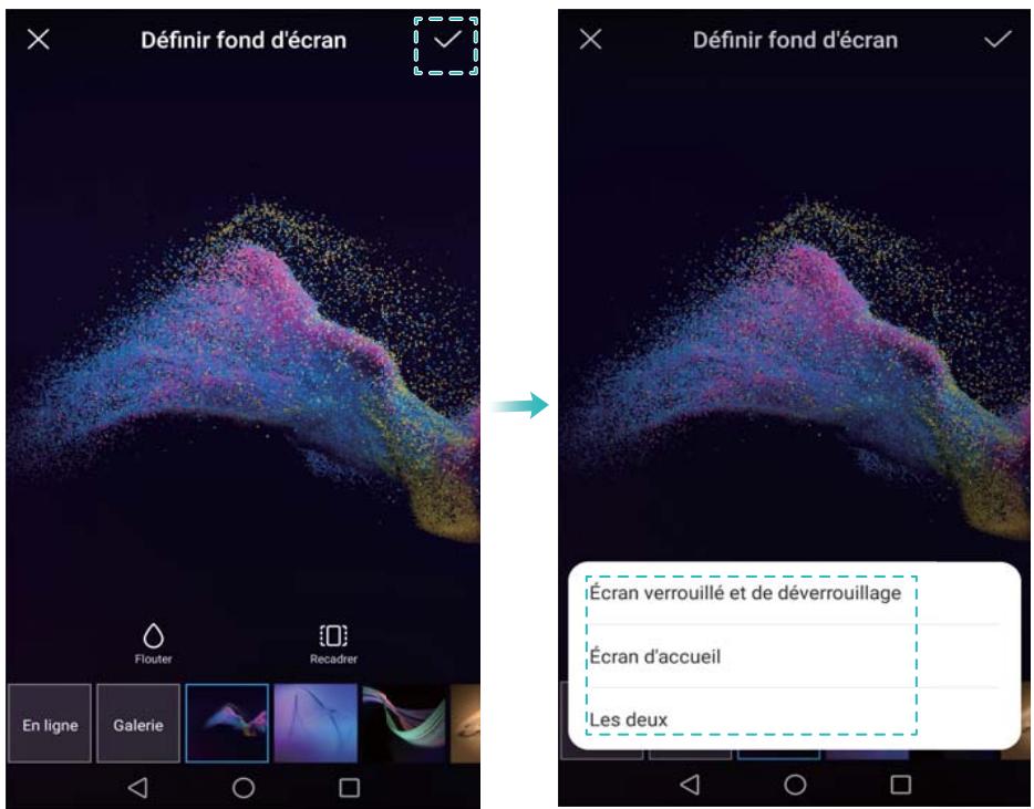 HUAWEI P8LITE2017DSBR4297547 - Changement de fond d'écran - 1