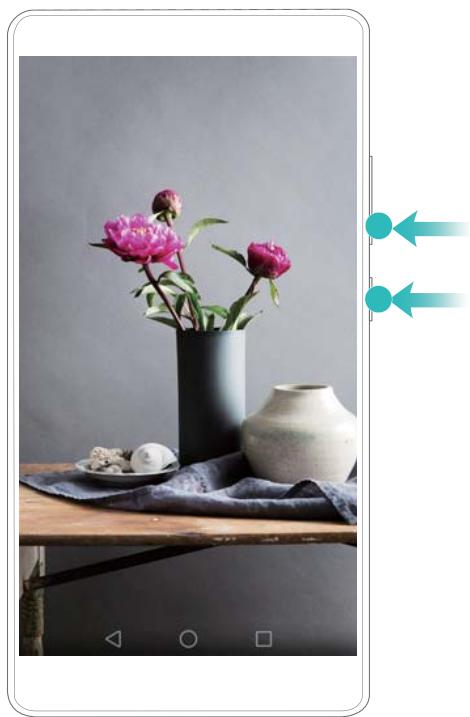 HUAWEI P8LITE2017DSBR4297547 - Prise d'une capture d'écran avec les boutons marche/arrêt et réduction de volume - 1