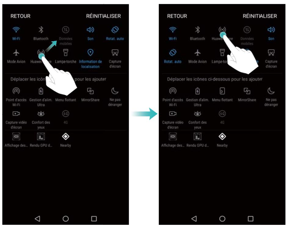 HUAWEI P8LITE2017DSBR4297547 - Réorganiser les boutons de raccourci - 1