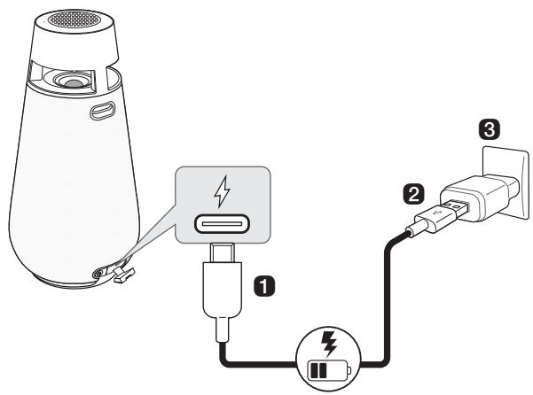 LG XO3QBKXO3QPKXO3QBE - Chargement de la batterie - 1