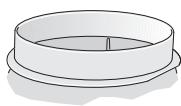 NEFF D79B34NO - Raccordement du conduit d'évacuation Ø 150 mm (taille recommandée) - 2