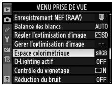 NIKON D700+24-120VR - Sélectionnez espace colorimétrique. - 2
