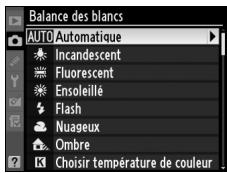 NIKON D700+24-120VR - Sélectionnez une option de balance des blancs. - 2